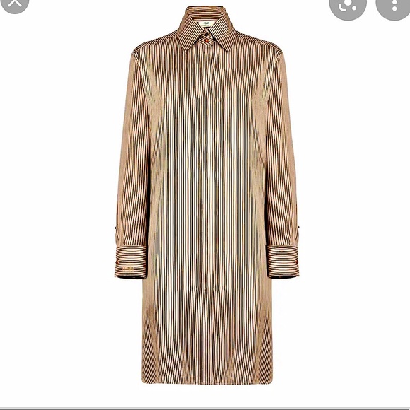 long sleeve fendi dress Fendi Long-sleeve Mini Dress